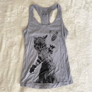 Arm The Animals Kitty Tank Womens Medium